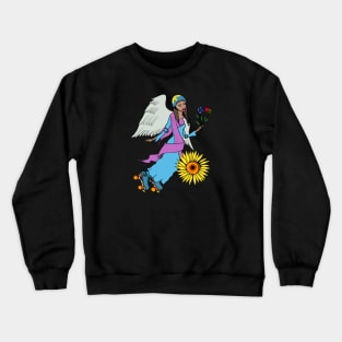 Virgo Rollergirl Crewneck Sweatshirt